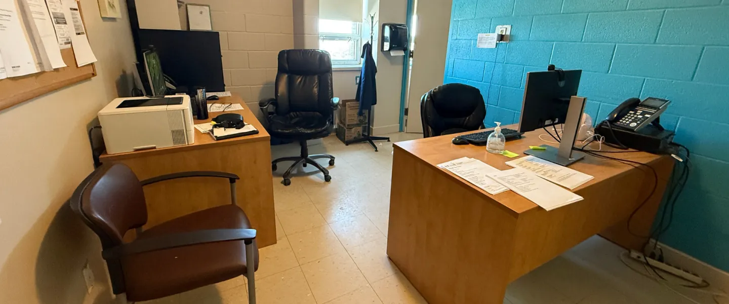 Housing office with two desks