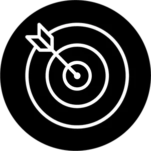 Icon of a bullseye.